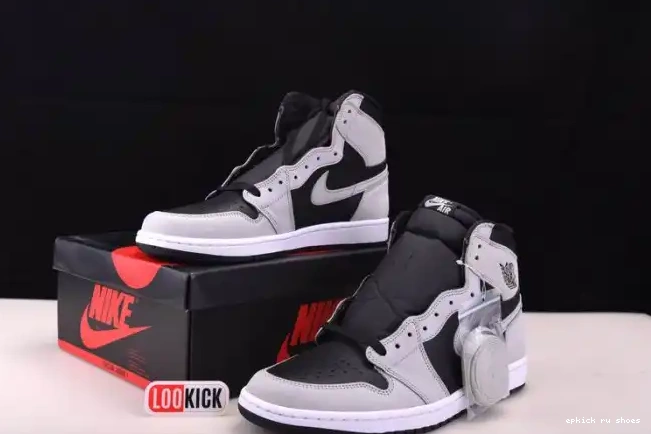 Rep High Jordan Black 1 Smoke Light White Air 555088-035 Retro Grey 0508